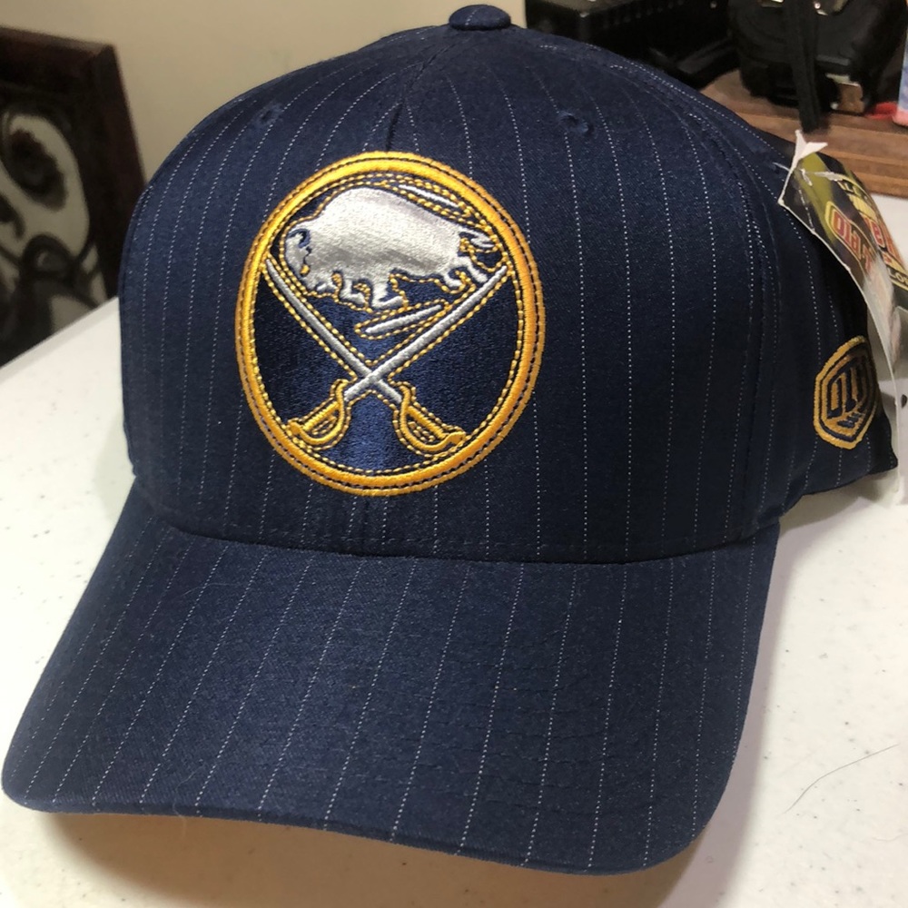 Buffalo Sabres NHL Old Time Hockey Floyd Flex Fit Hat Cap All Guts No Glory S/M